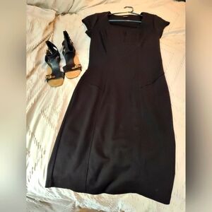NWOT XOXO Little Black Midi Dress, Small